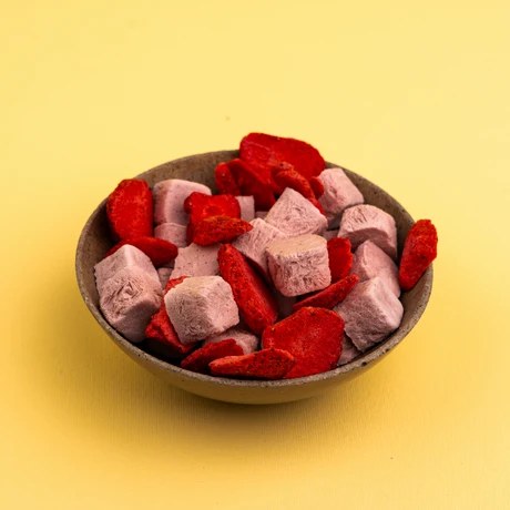 Jahodovo-kokosové kousky (lyofilizované) 🍓🥥 100 g balení