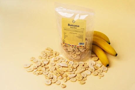 Sada lyofilizovaného (mrazem sušeného) ovoce – jahody, maliny, banány a mango 🍌🥭🍓