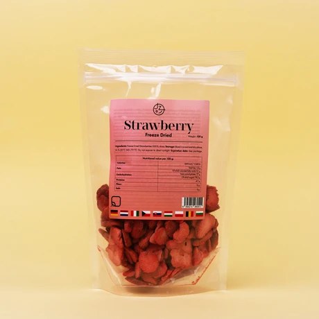 Lyofilizované jahody 🍓 (sušené mrazem) 100 g balení