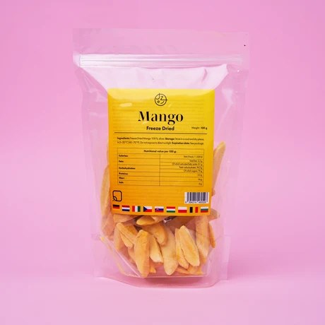 Lyofilizované mango 🥭 (sušené mrazem) 100 g balení