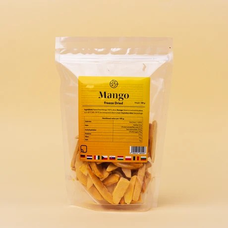 Lyofilizované mango 🥭 (sušené mrazem) 100 g balení
